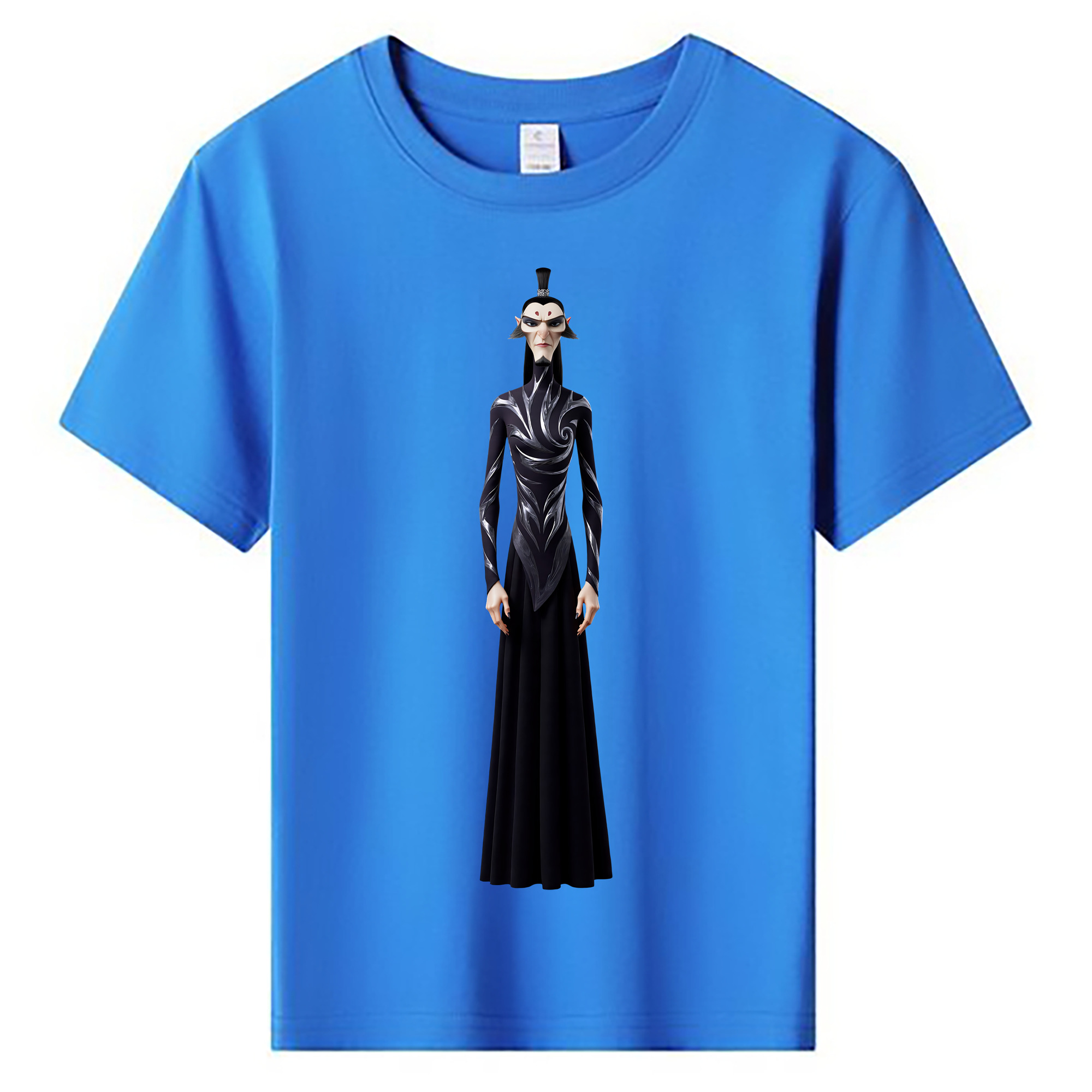 （画像用） Ne Zha 2 ナタ 魔童の大暴れ 綿100％キッズTシャツ（フロントプリント）